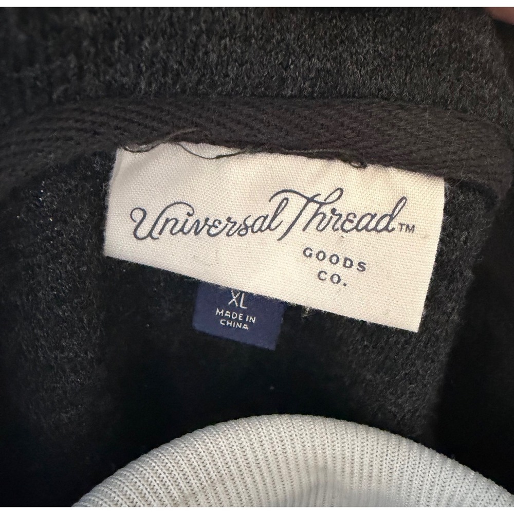 Universal Thread Goods Co Womens Gray V Neck Long Sleeve Sweater XL